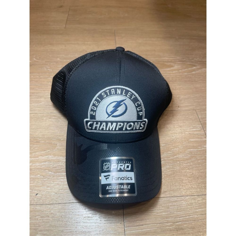 Fanatics Tampa Bay Lightning 2021 Stanley Cup Hat NWOT - Picture 3 of 8